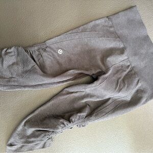 Lululemon go with the flow Gray Yoga Pants